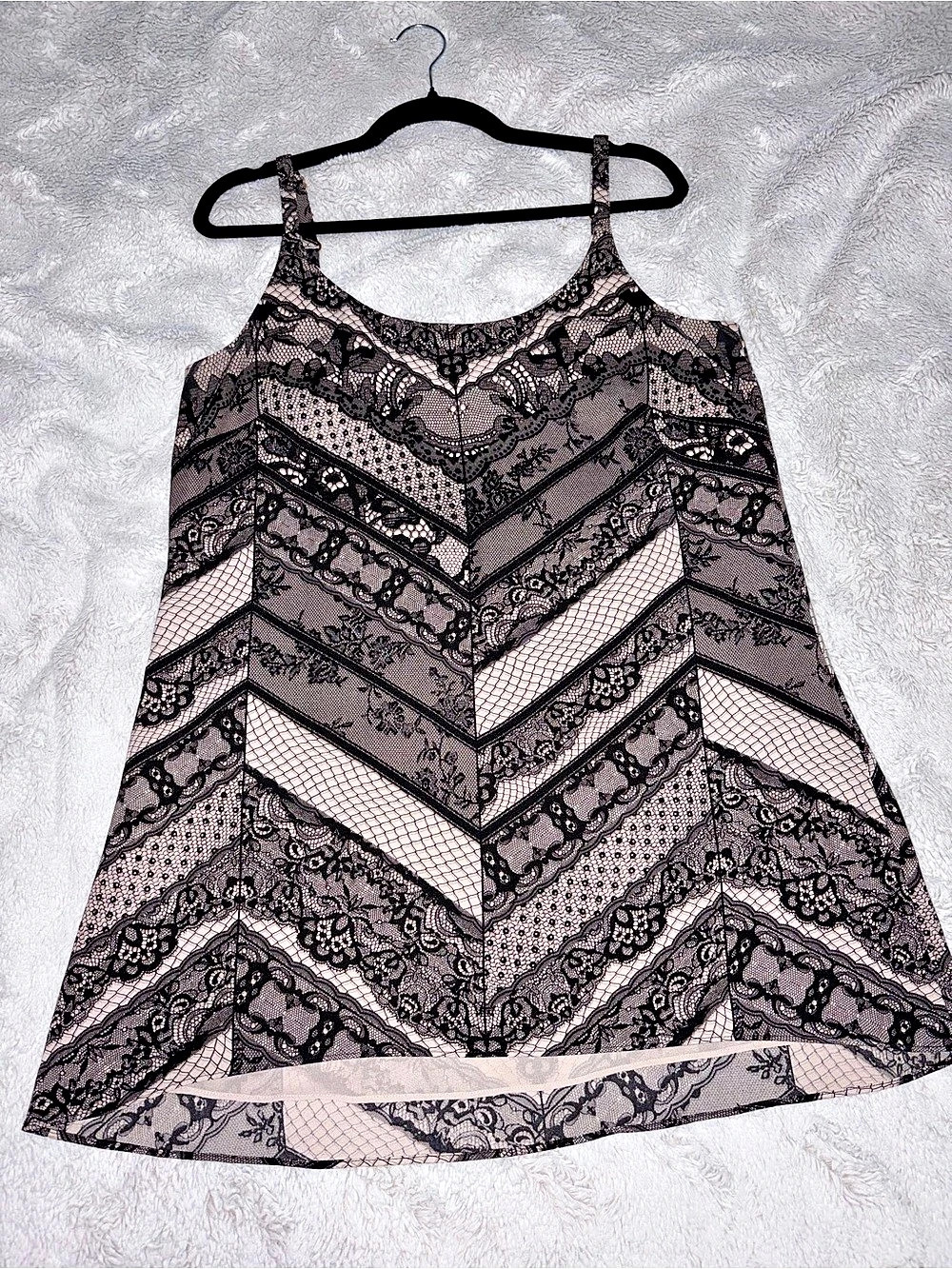 Cabi Lace printed mini dress